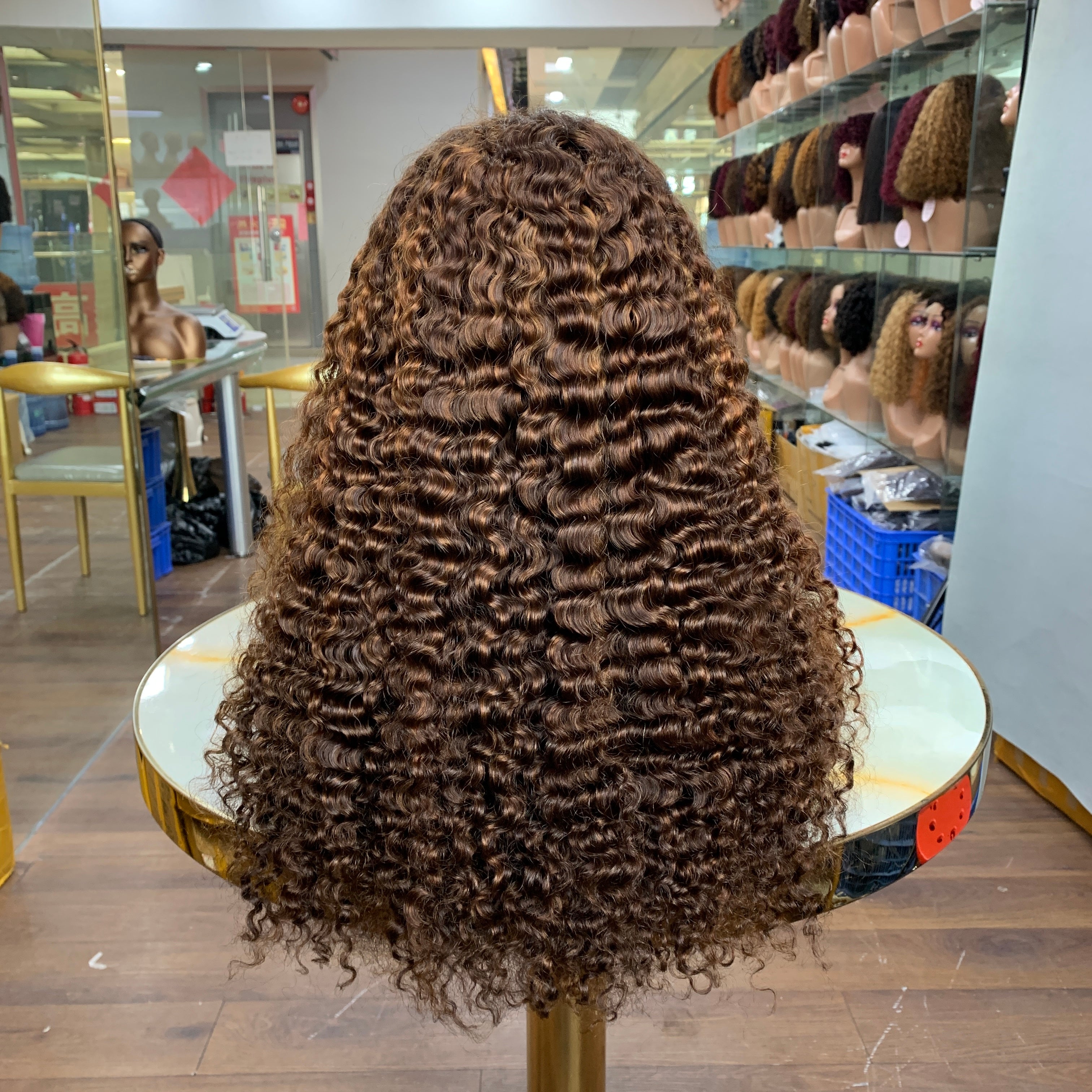 5x5 Burmese curly wig