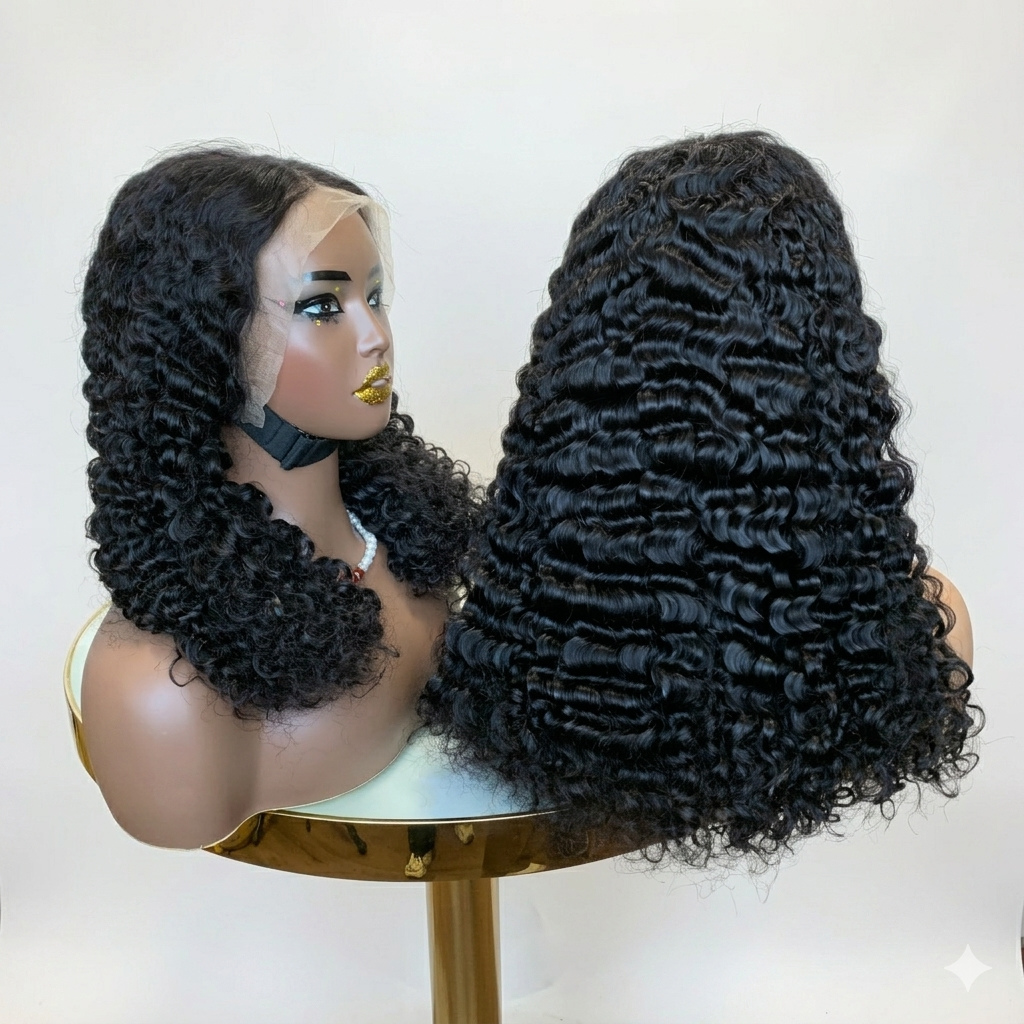 13x4 Burmese curly wig