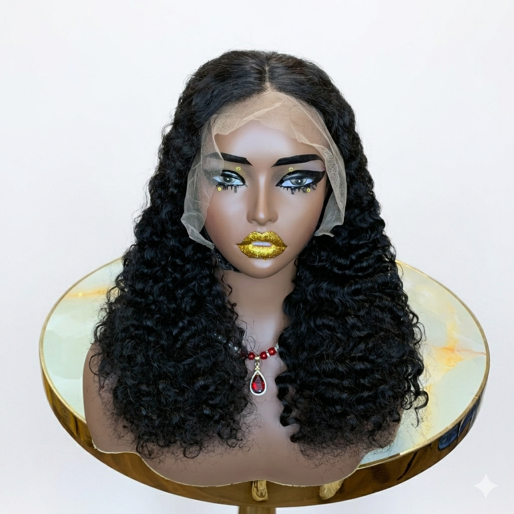 13x4 Burmese curly wig
