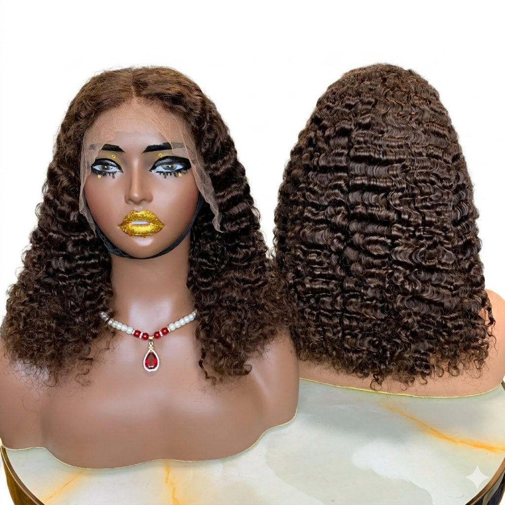 13x4 Burmese Curly Color Wig ✨