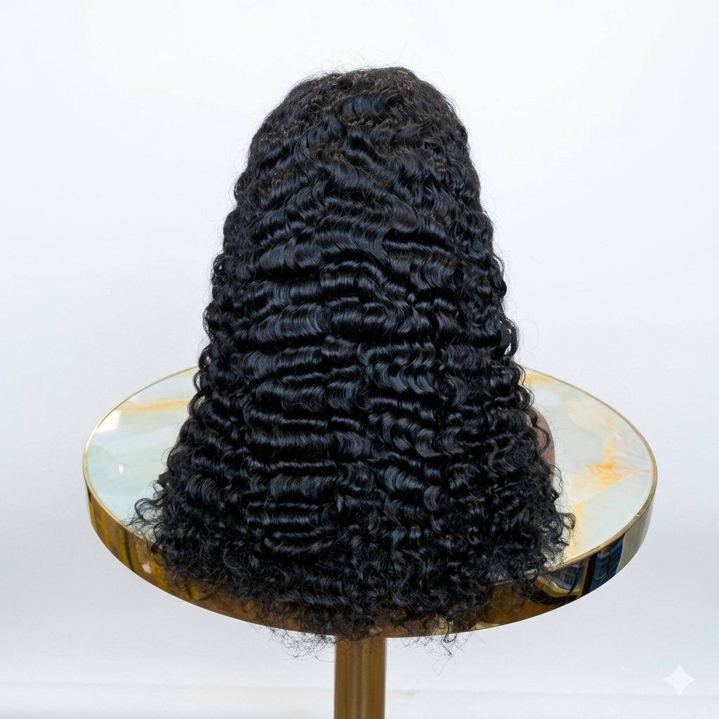 13x4 Burmese curly wig