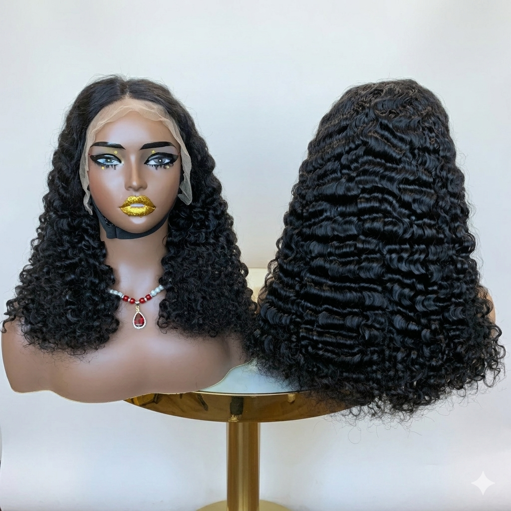 13x4 Burmese curly wig