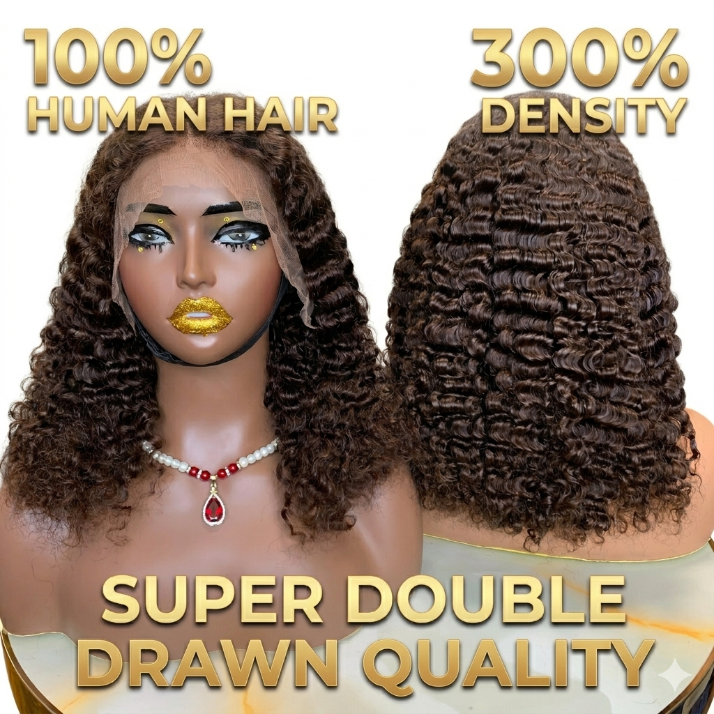 13x4 Burmese Curly Color Wig ✨