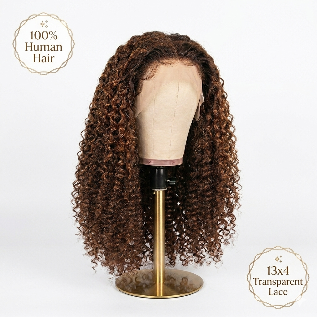 13x4 Burmese curly wig