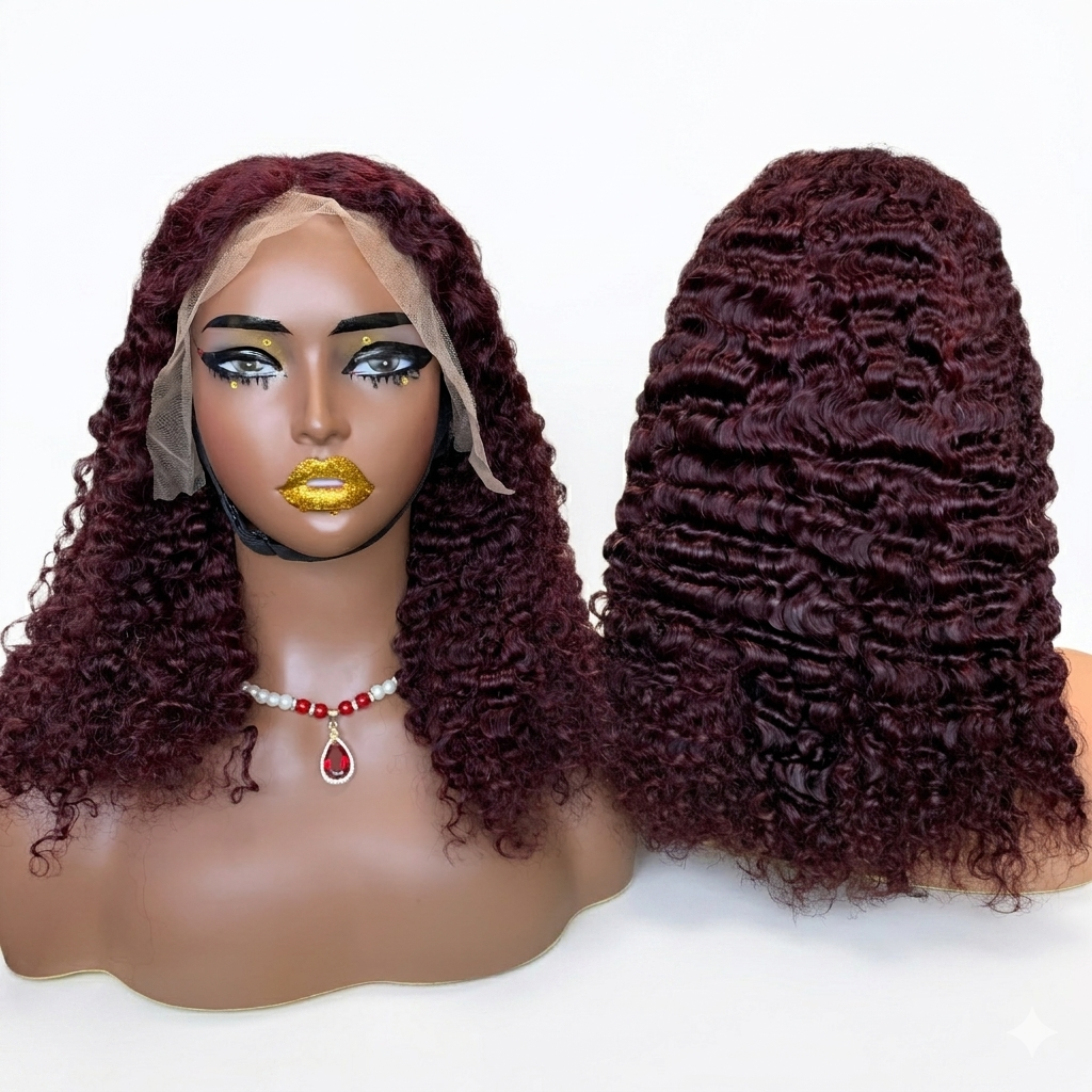 13x4 Burmese Curly Color Wig ✨