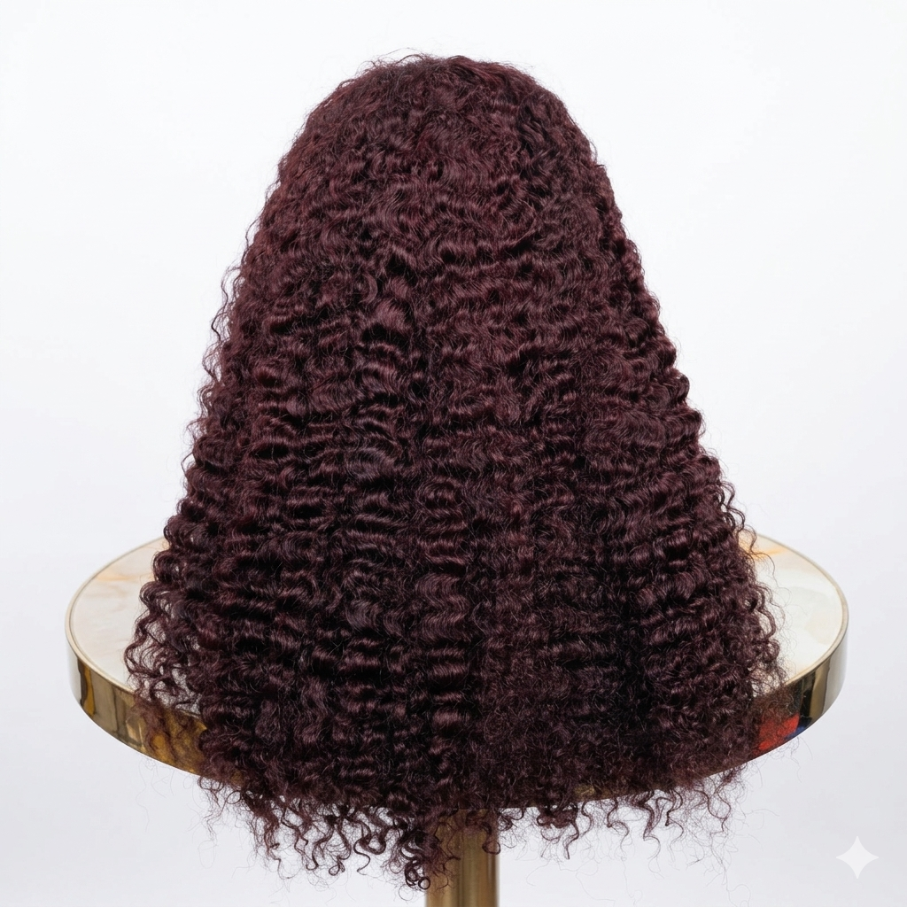 13x4 Burmese curly wig