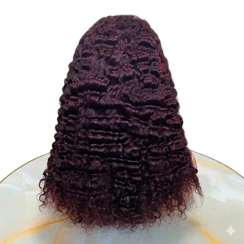 13x4 Burmese Curly Color Wig ✨