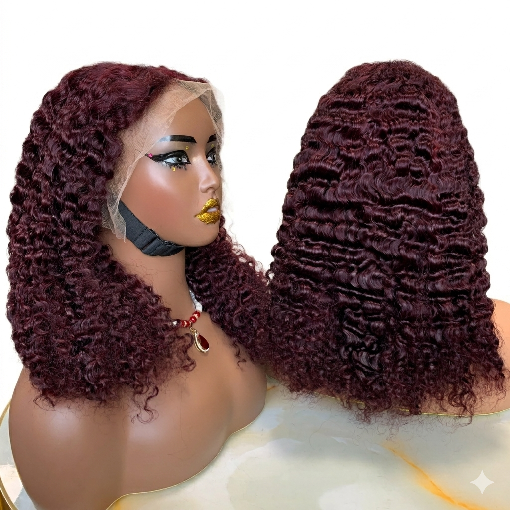 13x4 Burmese Curly Color Wig ✨