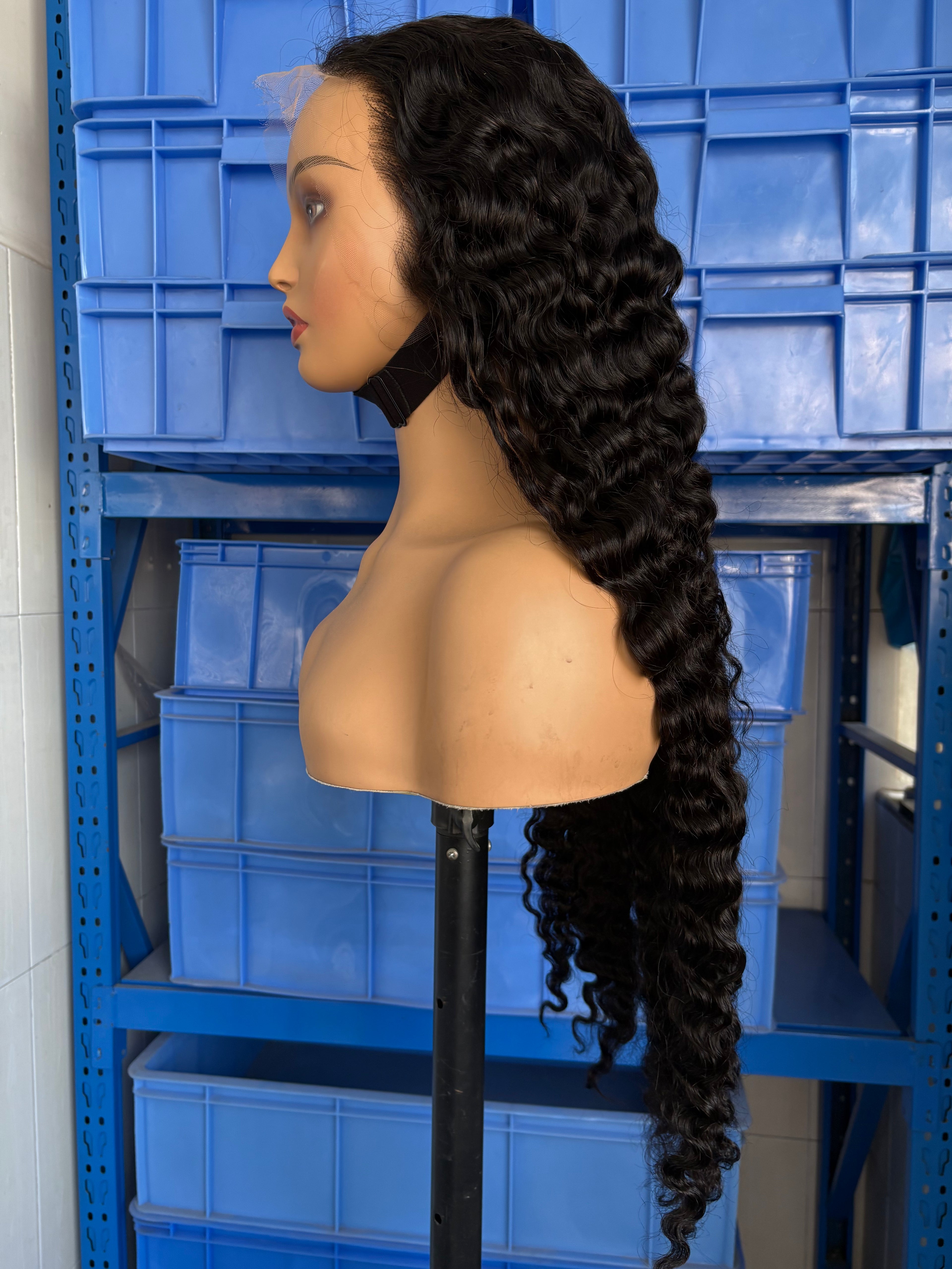 Burmese Curly Virgin Human Hair Wig