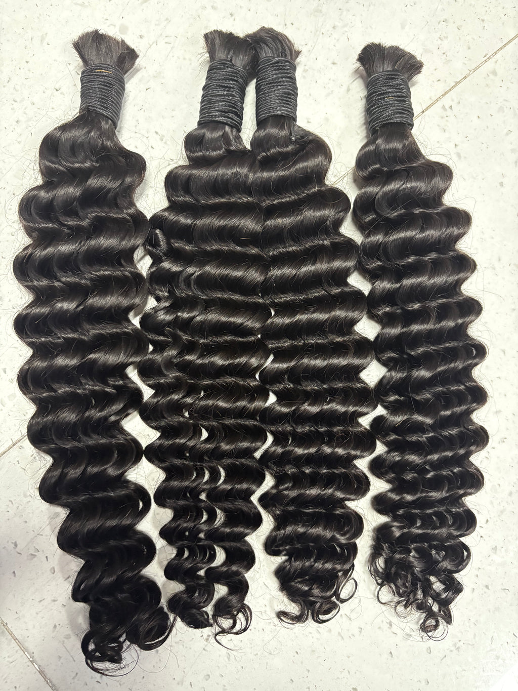 deep wave bulk hair bundles for braing