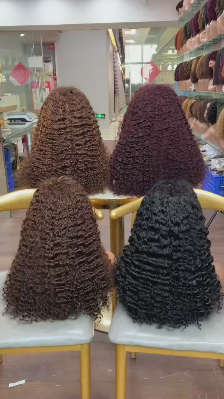 13x4 Burmese curly wig