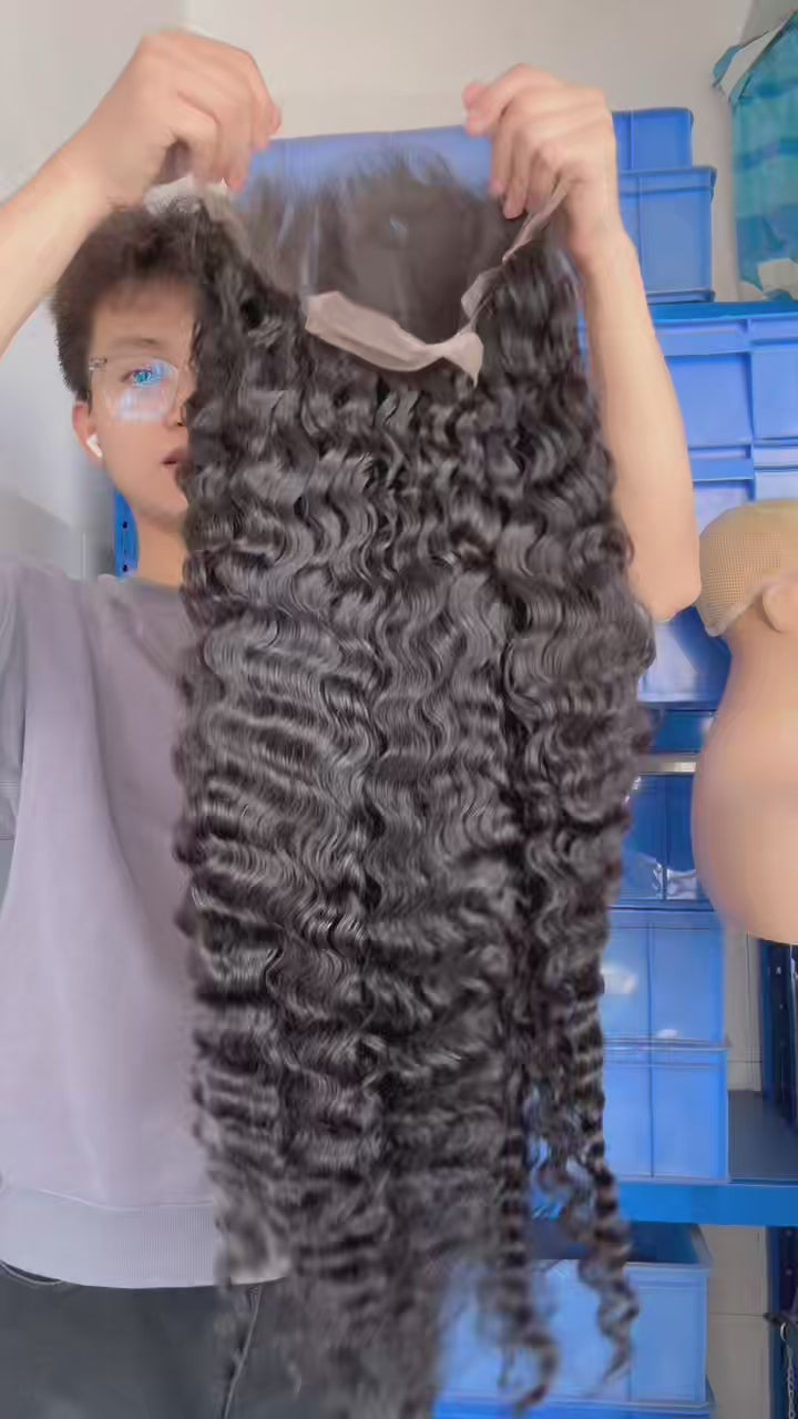Burmese Curly Virgin Human Hair Wig