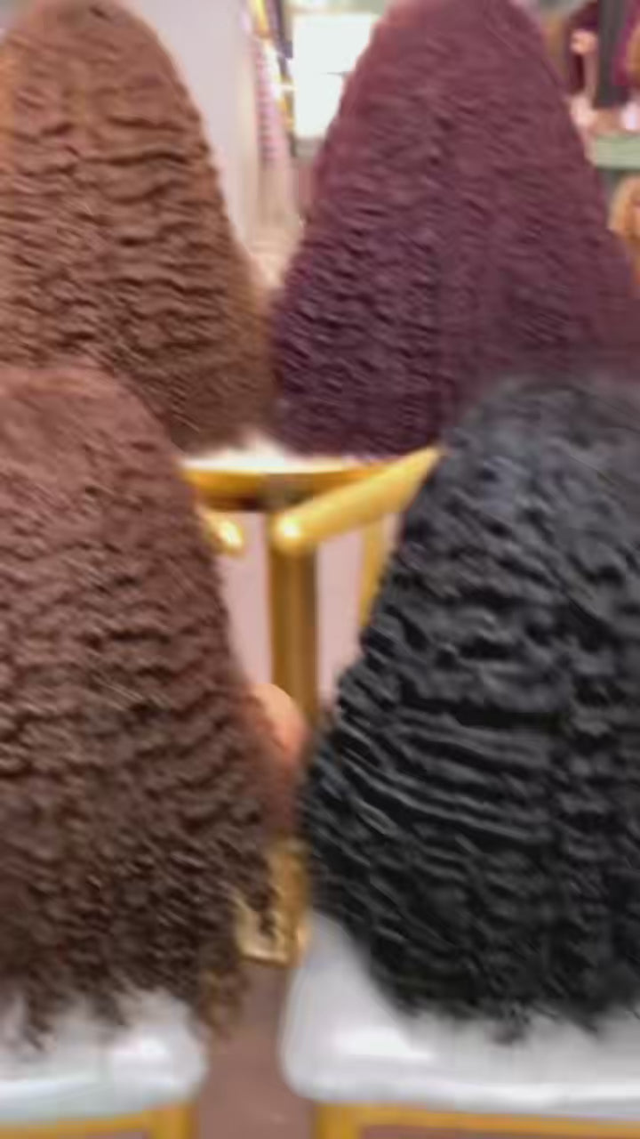 5x5 Burmese curly wig