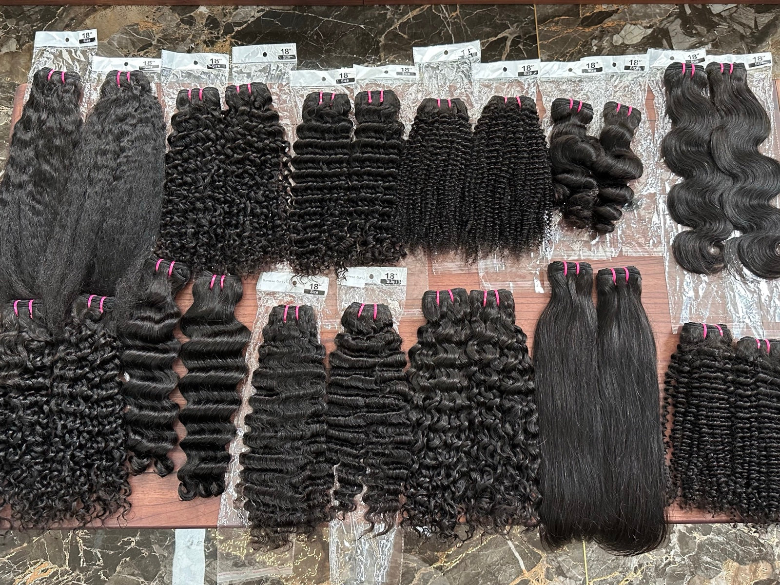 Newlovehair bundle texture assortment